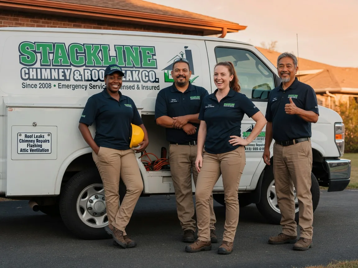 Chimney flashing repair company in Sterling, OK